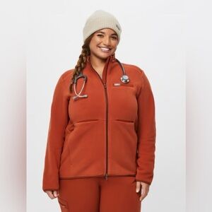 Figs Auburn fleece jacket small 
brand new without tags.